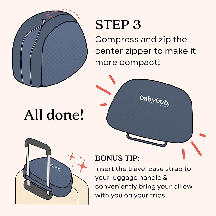 Bub's Maternity Pillow™ Compression Travel Case