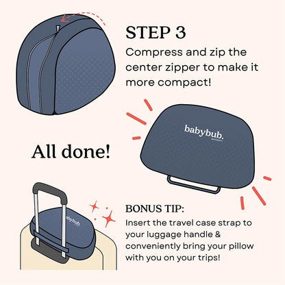 Bub's Maternity Pillow™ Compression Travel Case